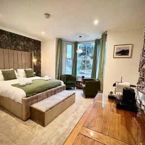 A bedroom at The Gwydyr Hotel in Betws-y-Coed